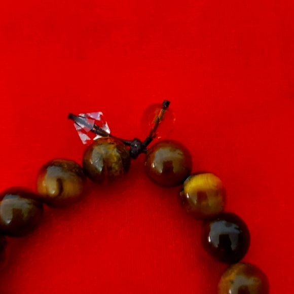 Tigers eye elastic bracelet - Picture 4 of 6